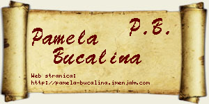 Pamela Bučalina vizit kartica